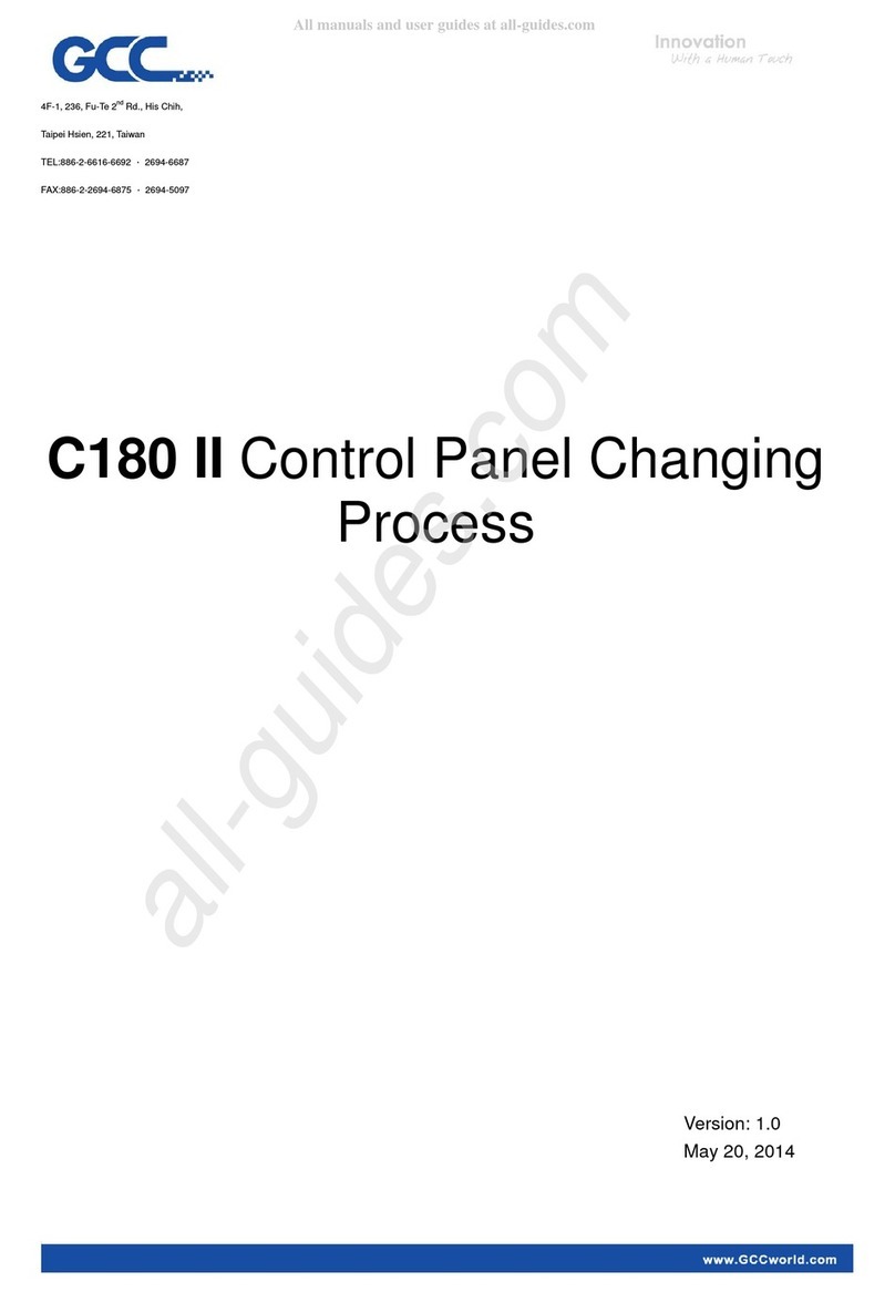 GCC Technologies LaserPro C180II quick start guide