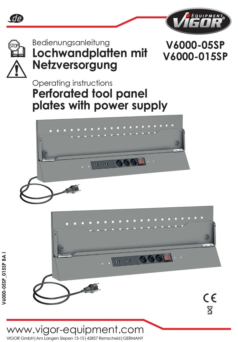 Vigor V6000-05SP operating instructions