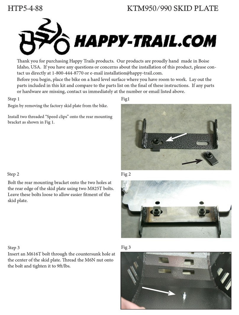 Happy Trails KTM950 quick start guide