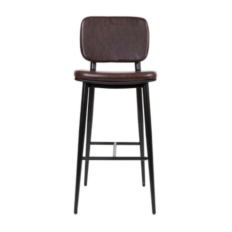Flash Furniture LeatherSoft Upholstered Barstool with Black Metal... Assembly instructions Flash Furniture LeatherSoft Upholstered Barstool with Black Metal... Assembly instructions