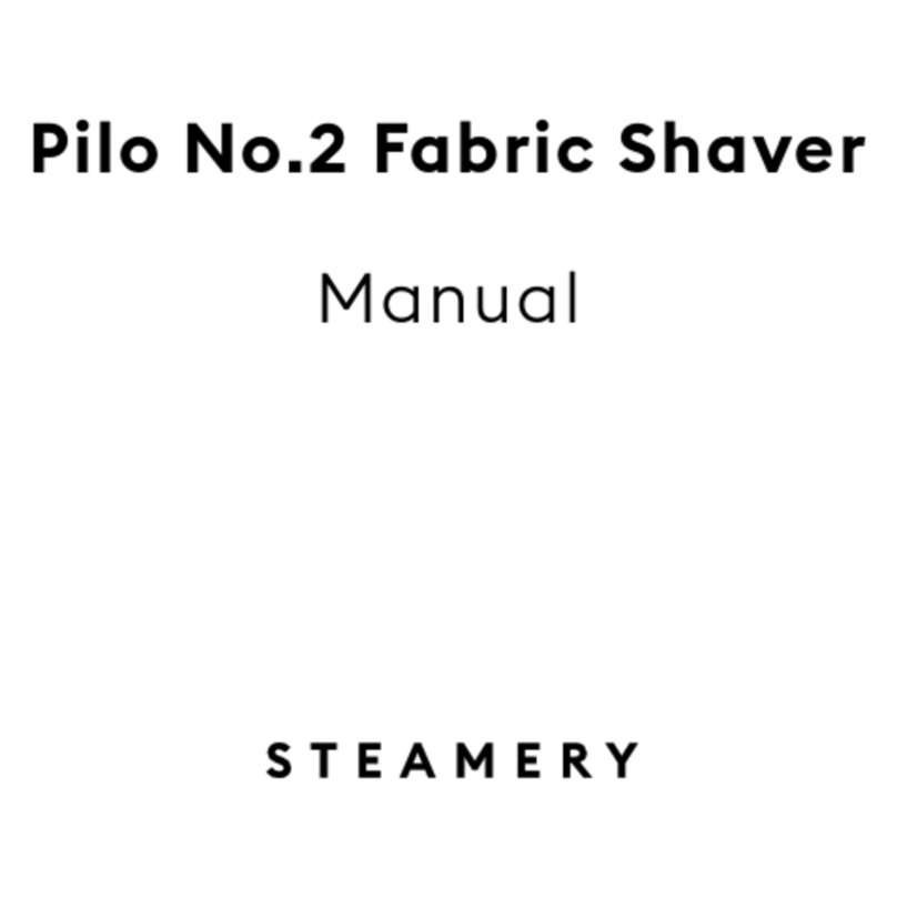 Steamery Pilo No.2 Fabric Shaver manual