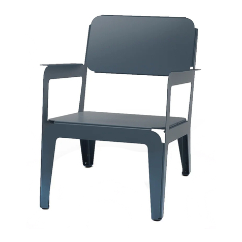 Weltevree BENDED LOUNGER product manual