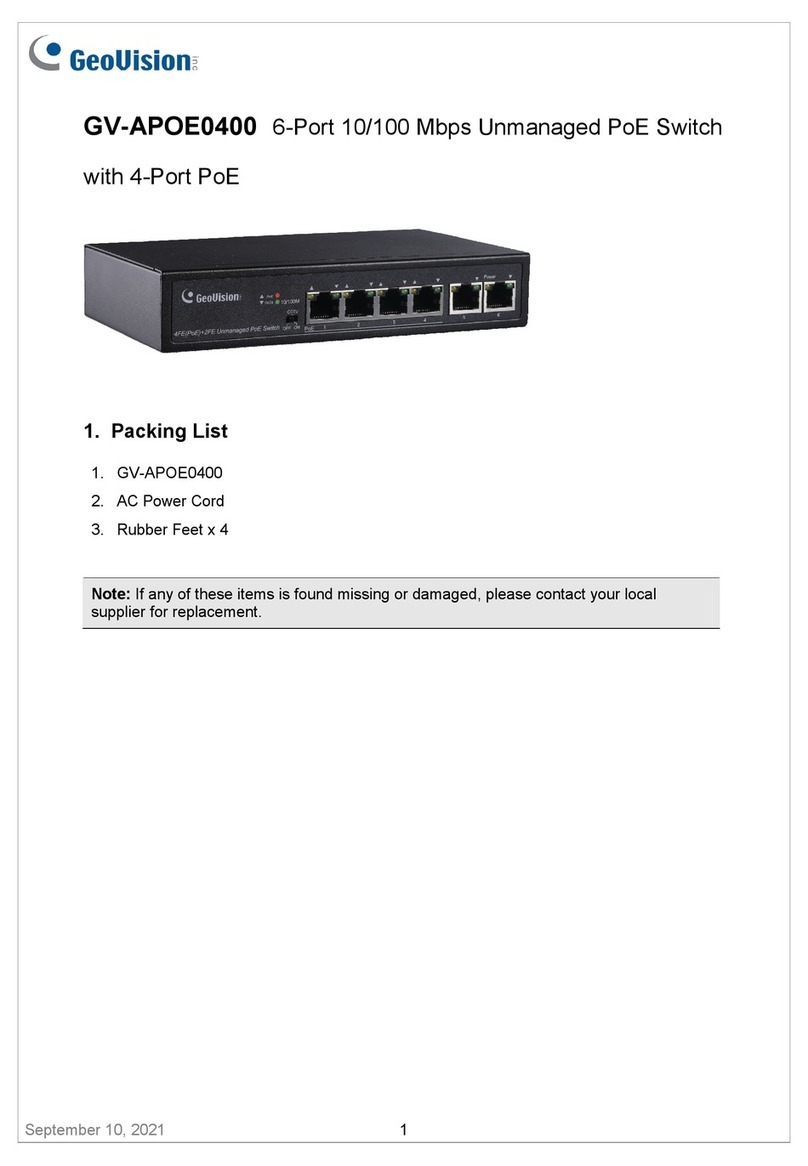 GeoVision GV-APOE0400 installation guide