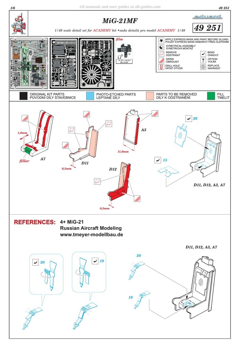 Eduard MiG-21MF User manual Eduard MiG-21MF User manual