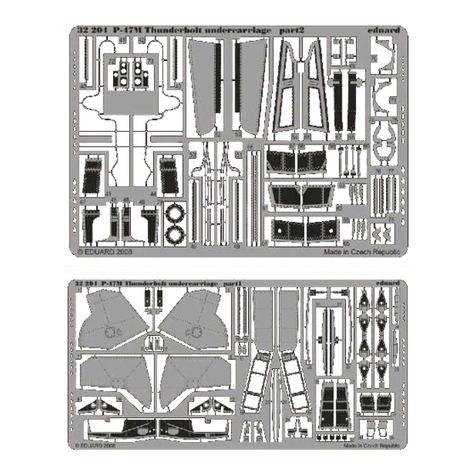 Eduard P-47M Thunderbolt undercarriage User manual Eduard P-47M Thunderbolt undercarriage User manual
