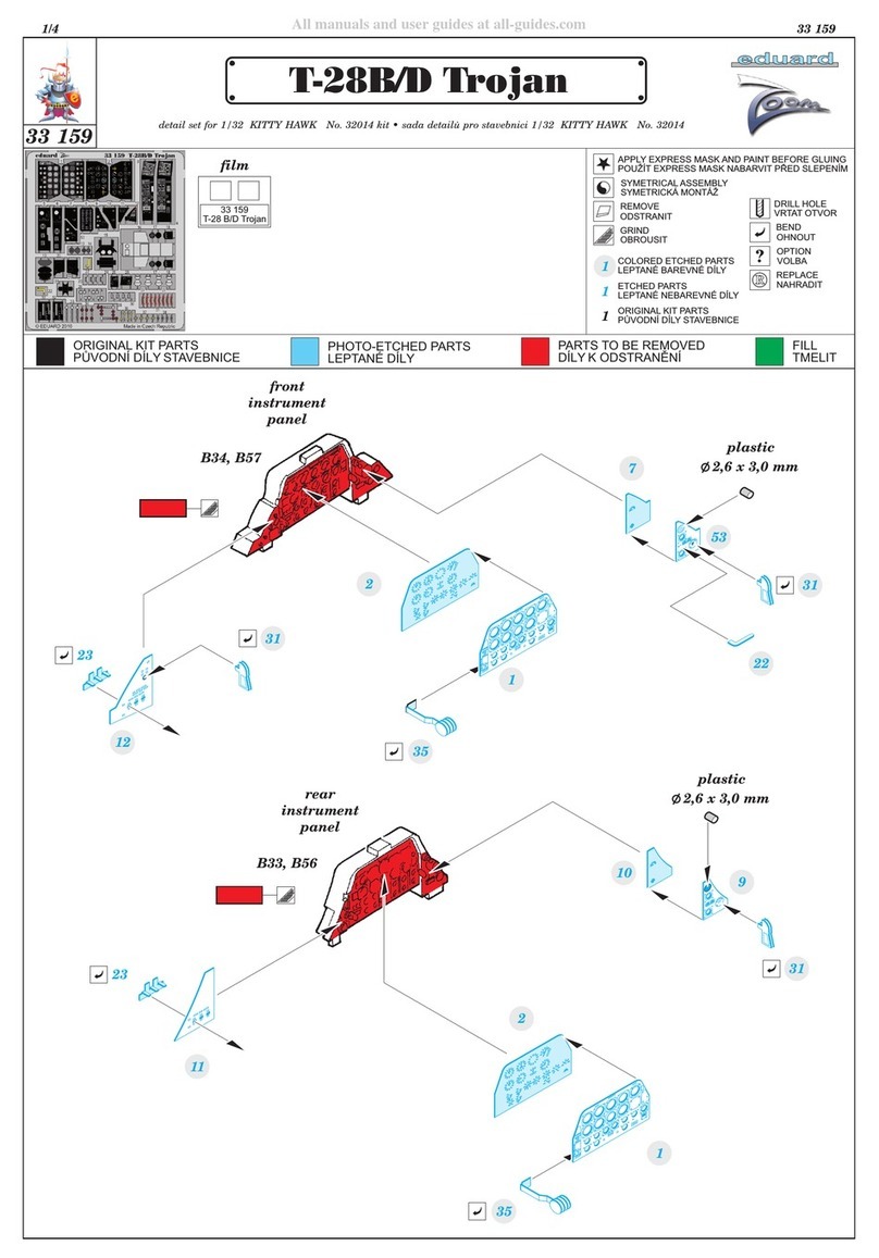 Eduard Zoom T-28B/D Trojan quick start guide