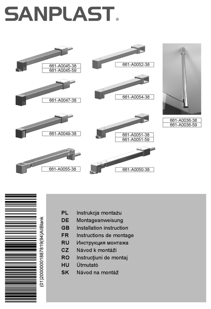 SANPLAST 661-A0045-38 Installation instruction