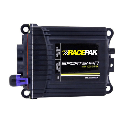 Racepak 610-KT-SPRTMN User manual