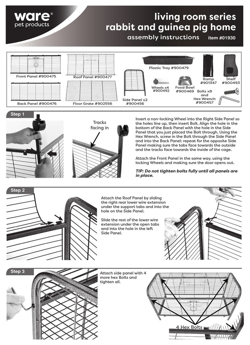 Ware Pet Products living room Series Assembly instructions