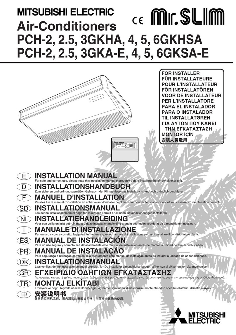 Mitsubishi Electric PCH-2GKHA User manual