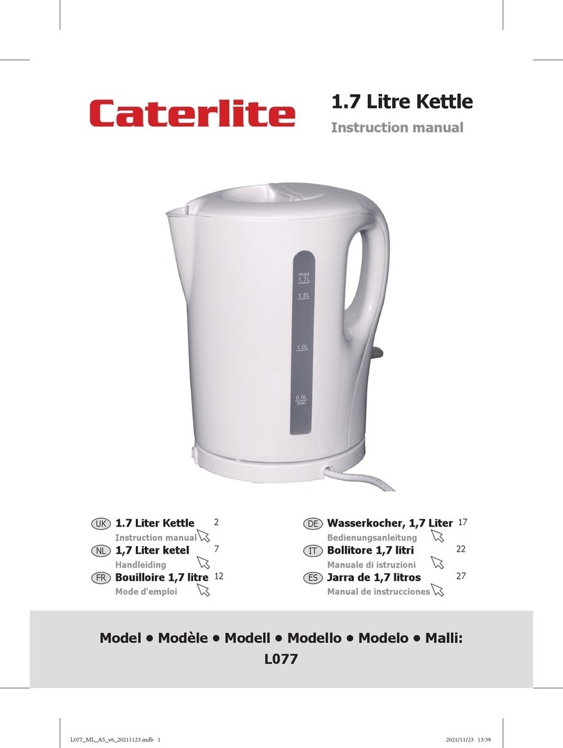 Caterlite L077 User manual