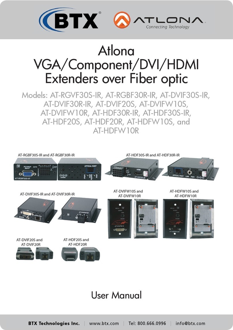 Atlona AT-RGVF30S-IR user manual