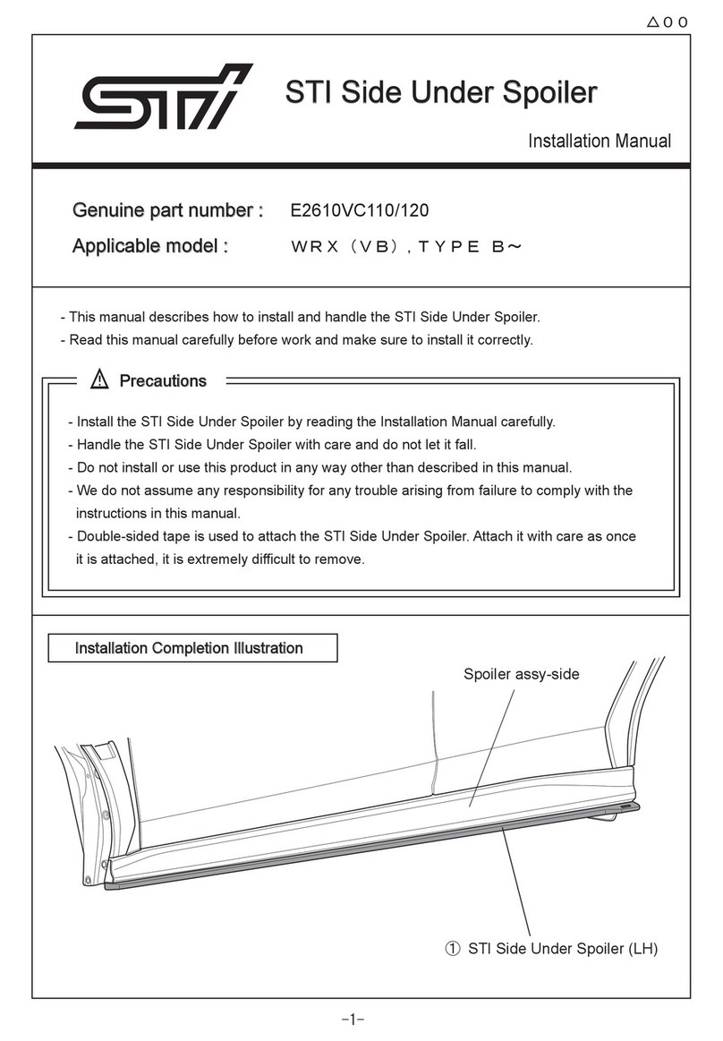 STI E2610VC110 installation manual