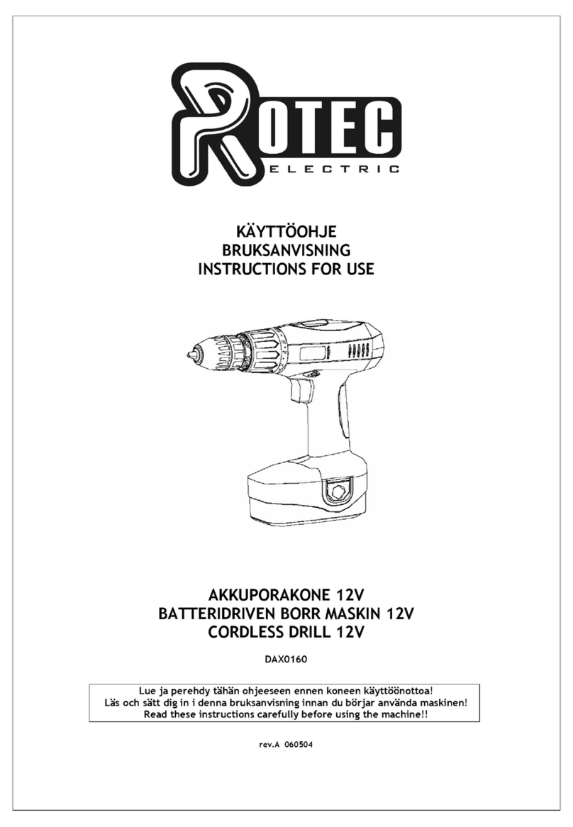 Rotec DAX0160 Instructions for use
