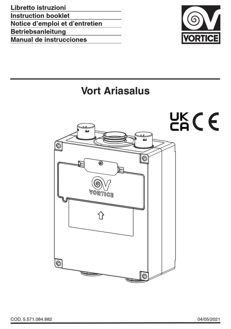 Vortice Vort Ariasalus 100 User manual