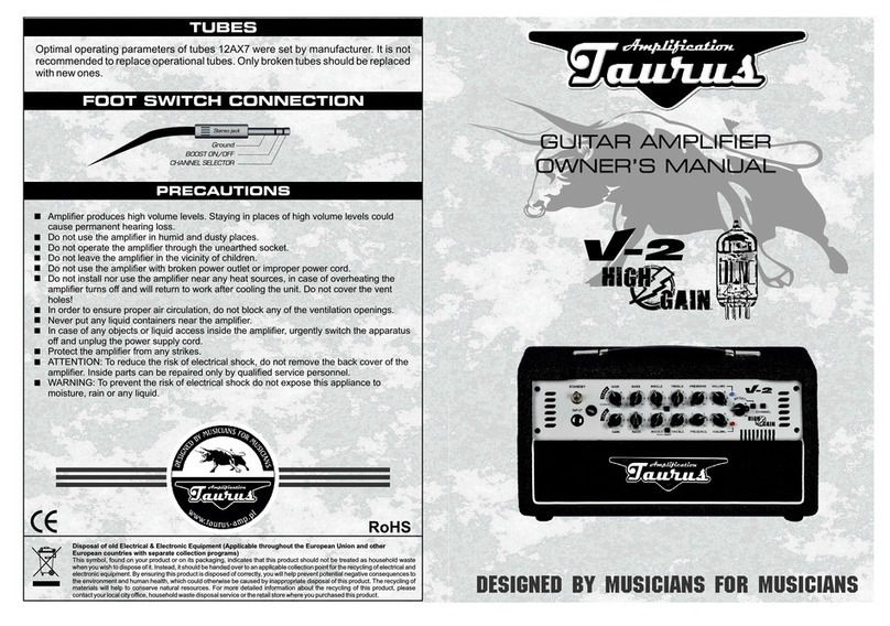 Taurus V-2 owner's manual