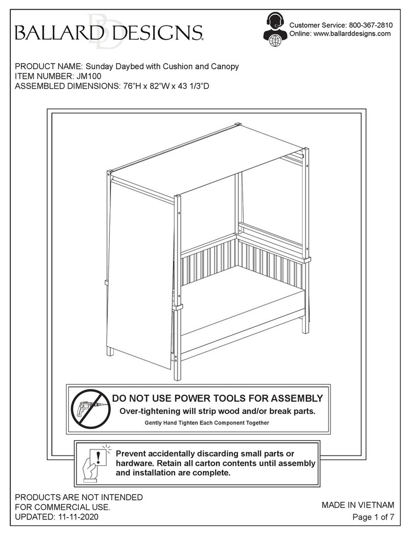 Ballard Designs JM100 manual