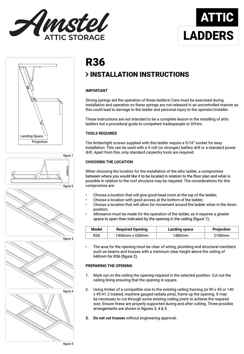 Amstel Attic R36 installation instructions