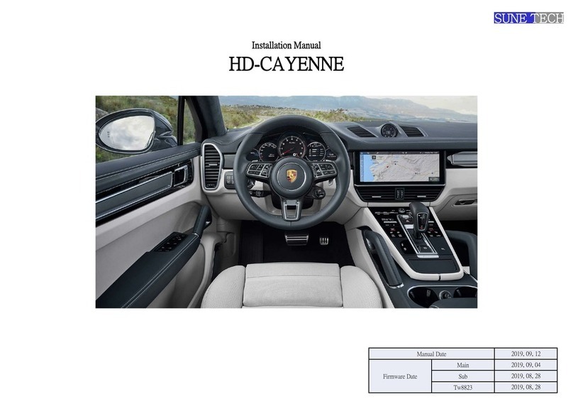 Sune Technology HD-CAYENNE User manual Sune Technology HD-CAYENNE User manual