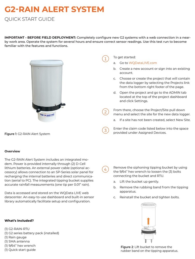 NexSens G2-RAIN quick start guide