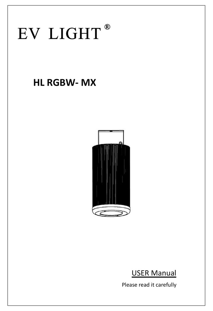 EV LIGHT HL RGBW-MX user manual