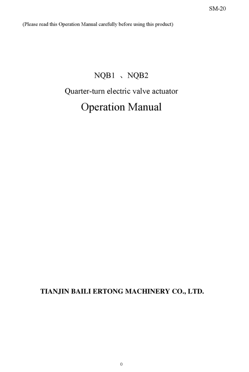 TIANJIN BAILI ERTONG MACHINERY NQB1 Operation manual