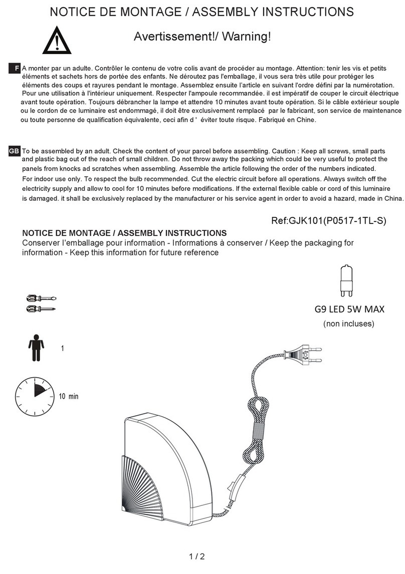 La Redoute GJK101 Assembly instructions
