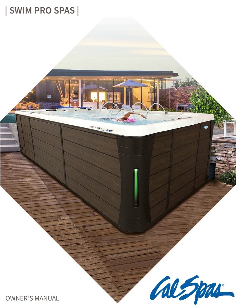 Calspas SWIM PRO SPAS User manual