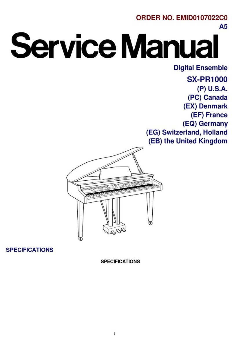 Technics SX-PR1000 Service manual