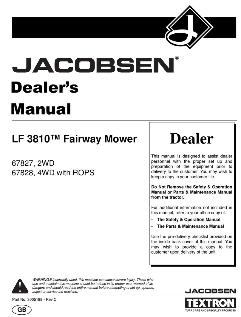 Jacobsen LF 3810 User manual