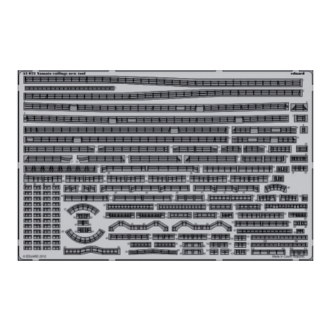 Eduard Yamato railings new tool Assembly instructions