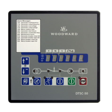 Woodward DTSC-50 User manual
