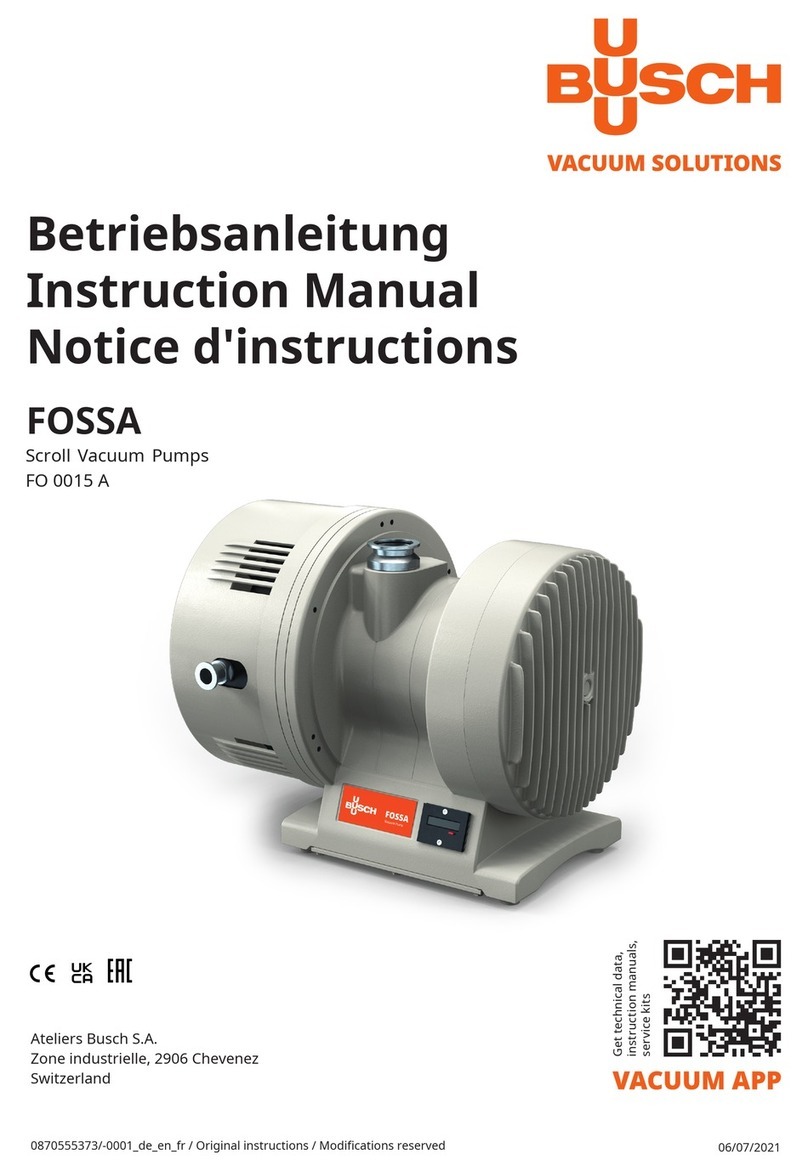 BUSCH Fossa FO 0015 A instruction manual