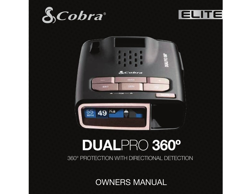 Cobra ELITE DUALPRO 360 owner's manual