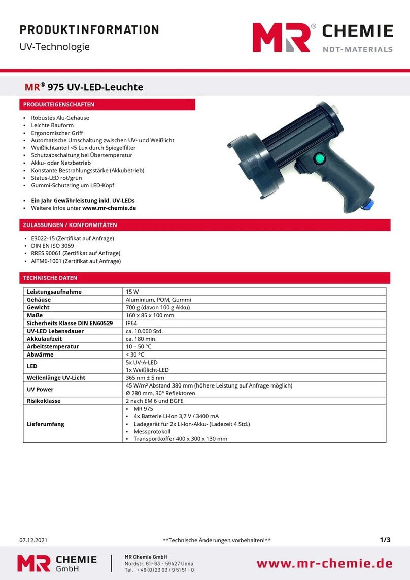 MR Chemie 975 user manual