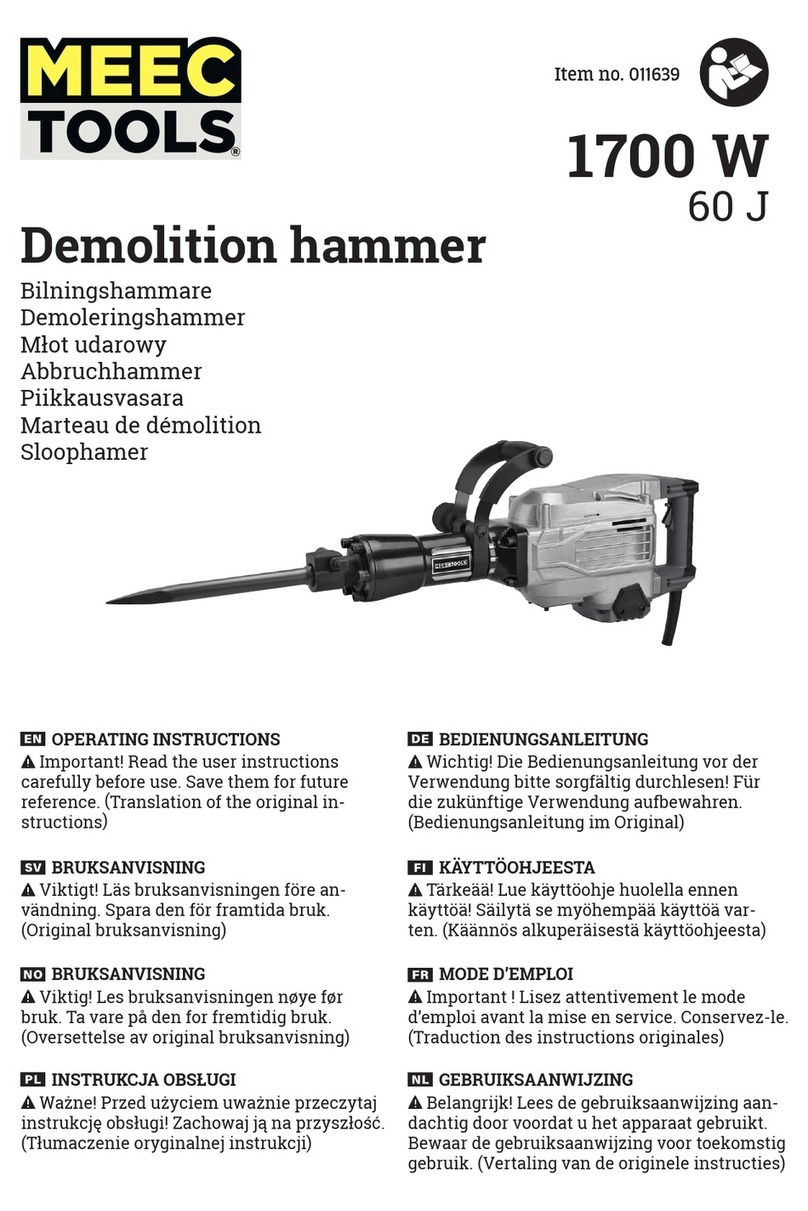 Meec tools 011639 operating instructions Meec tools 011639 operating instructions
