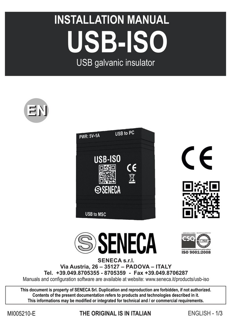 Seneca USB-ISO installation manual