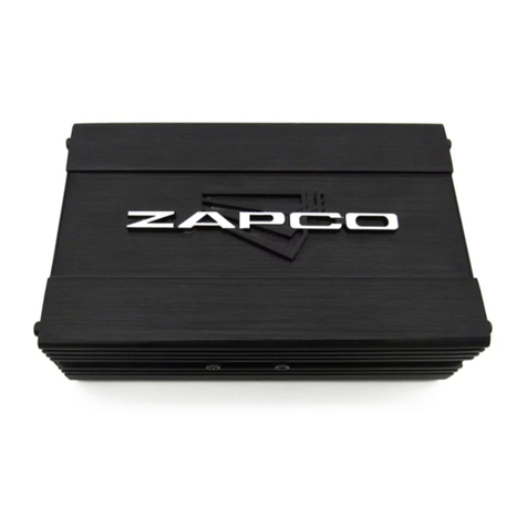 zapco ST-D SQ MINI Series owner's manual