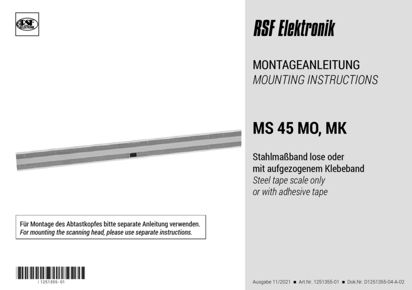 RSF Elektronik MS 45 MO Mounting instructions