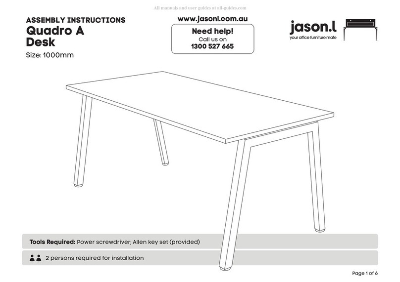 Jason.L Quadro A Desk User manual
