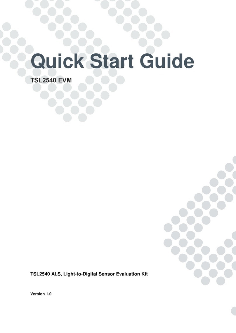 AMS TSL2540 EVM quick start guide