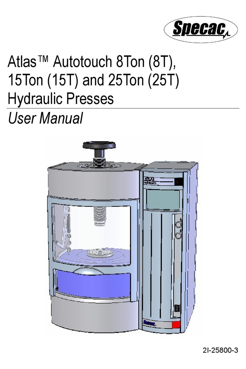 Specac Atlas Power 8Ton user manual