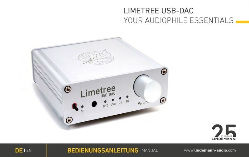 Lindemann LIMETREE USB-DAC manual