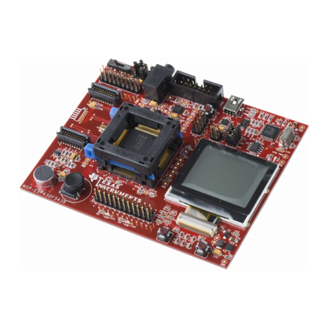 Texas Instruments MSP-EXP430F5438 User manual