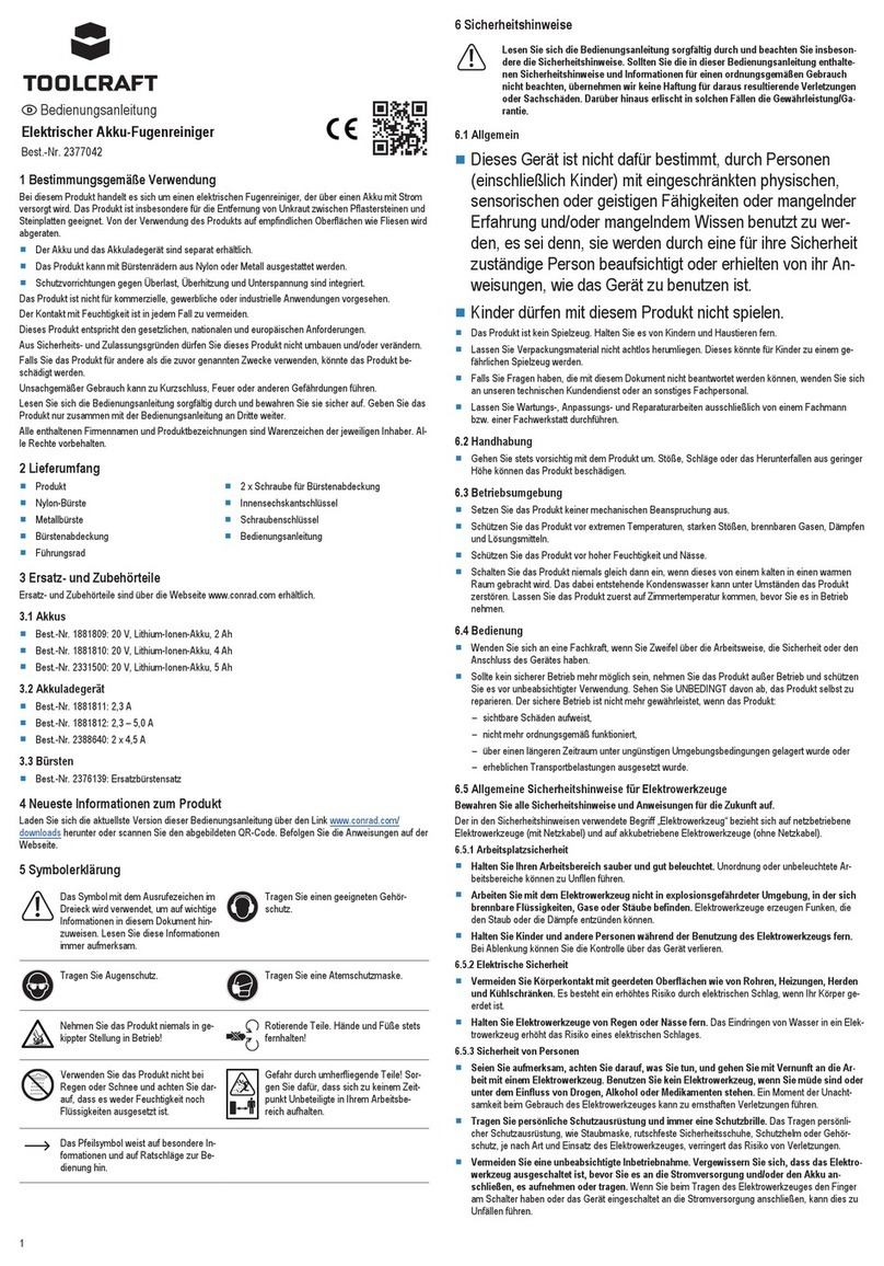 TOOLCRAFT 2377042 operating instructions