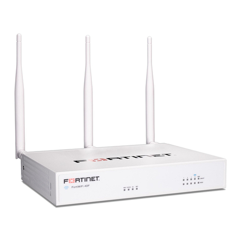 Fortinet FortiGate 40F Series User manual