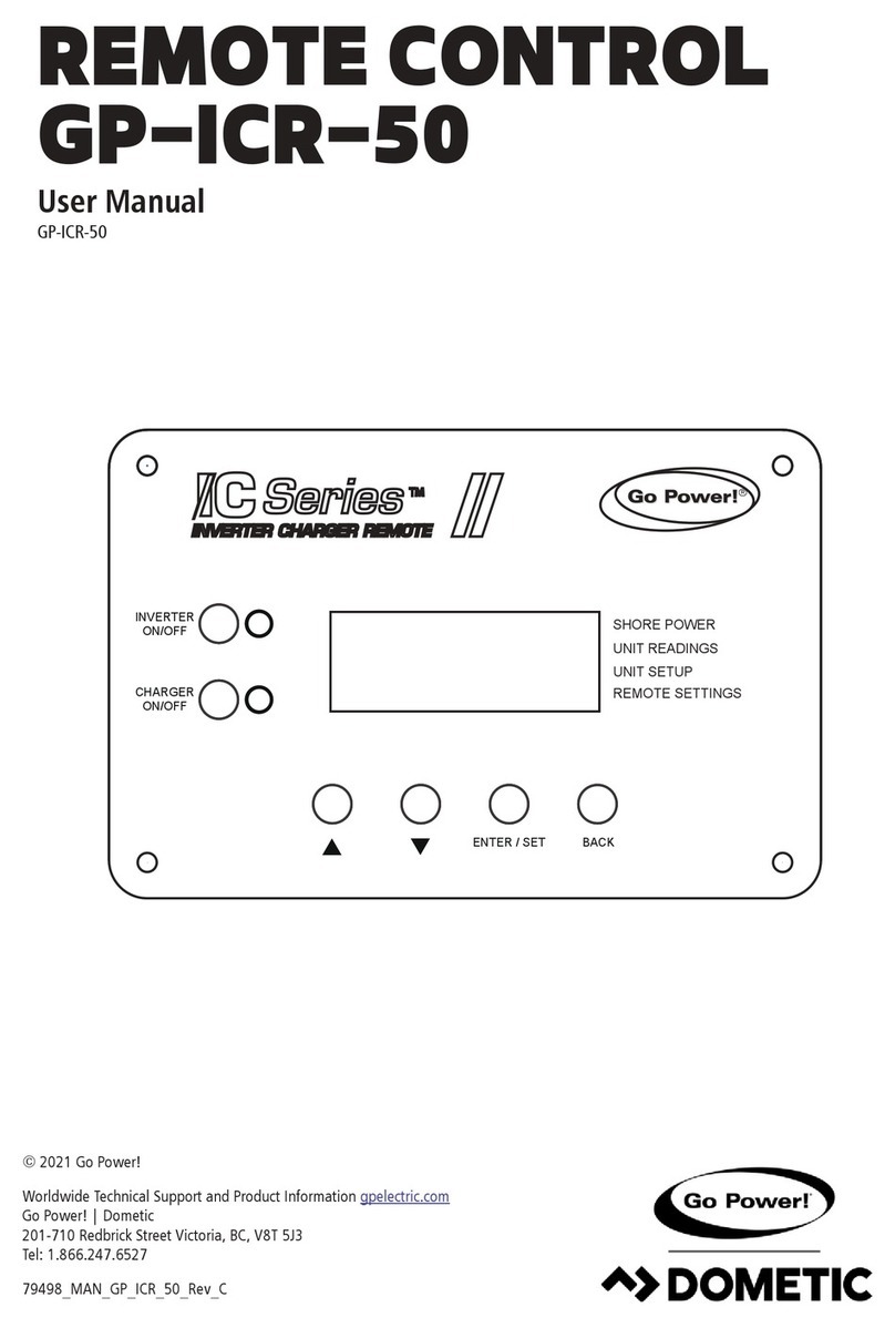 Dometic Go Power! C Series User manual