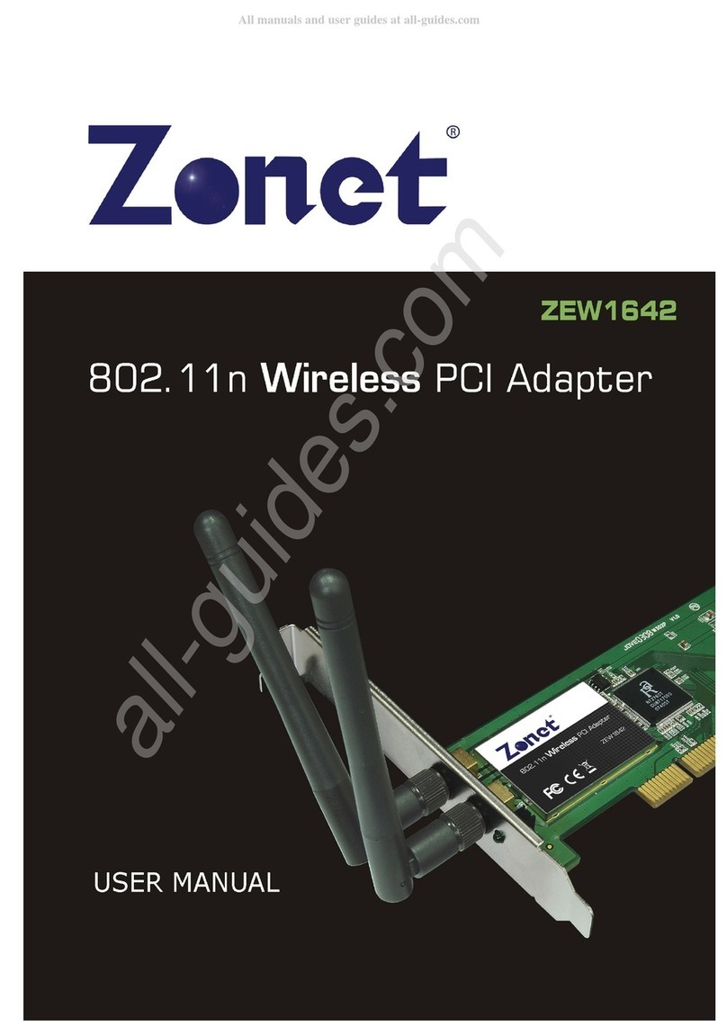 Zonet ZEW1642 User manual