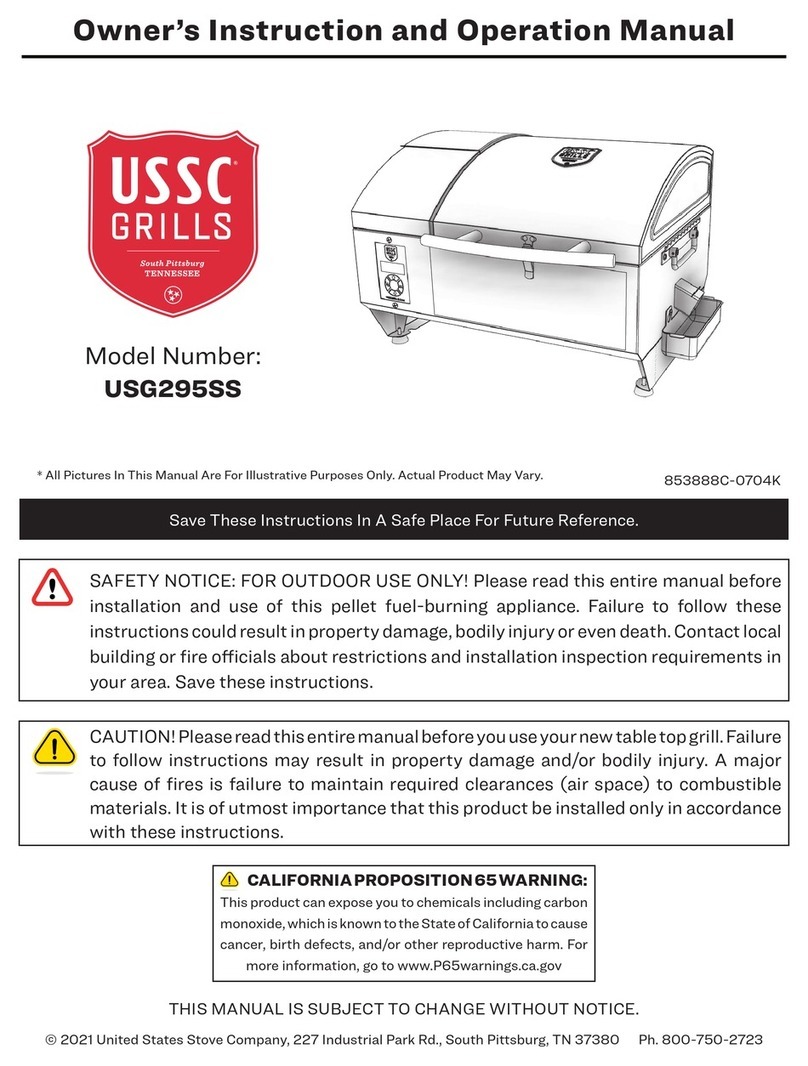 USSC USG295SS Owner’s Instruction and Operation Manual