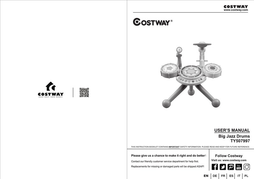 Costway TY507997 User manual